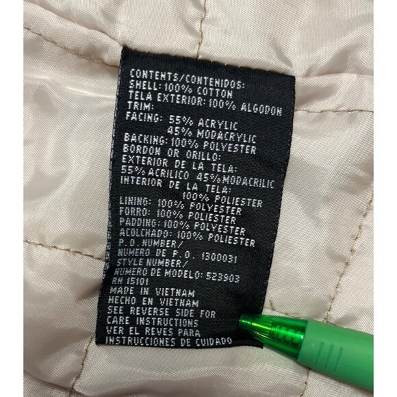 VTG-Y2K-Static Womens XL Beige Corduroy Coat Faux Fur Collar & Cuffs Penny lane - Picture 4 of 16